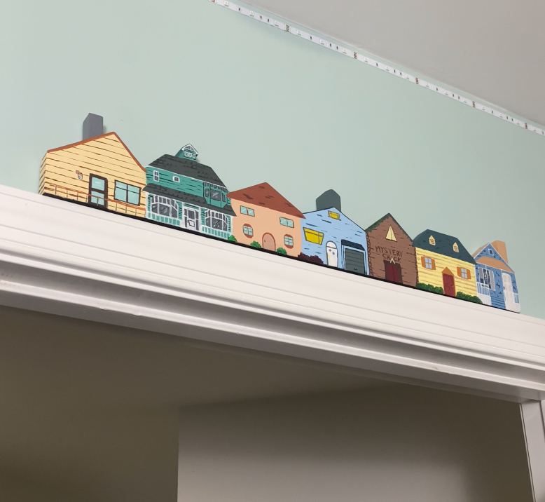 90s–2010s Cartoon Wall Art — after photo