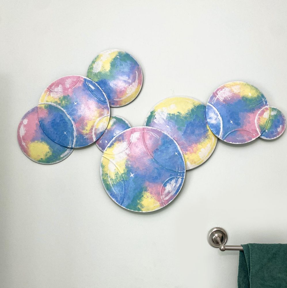 Bubble Wall Art — after photo
