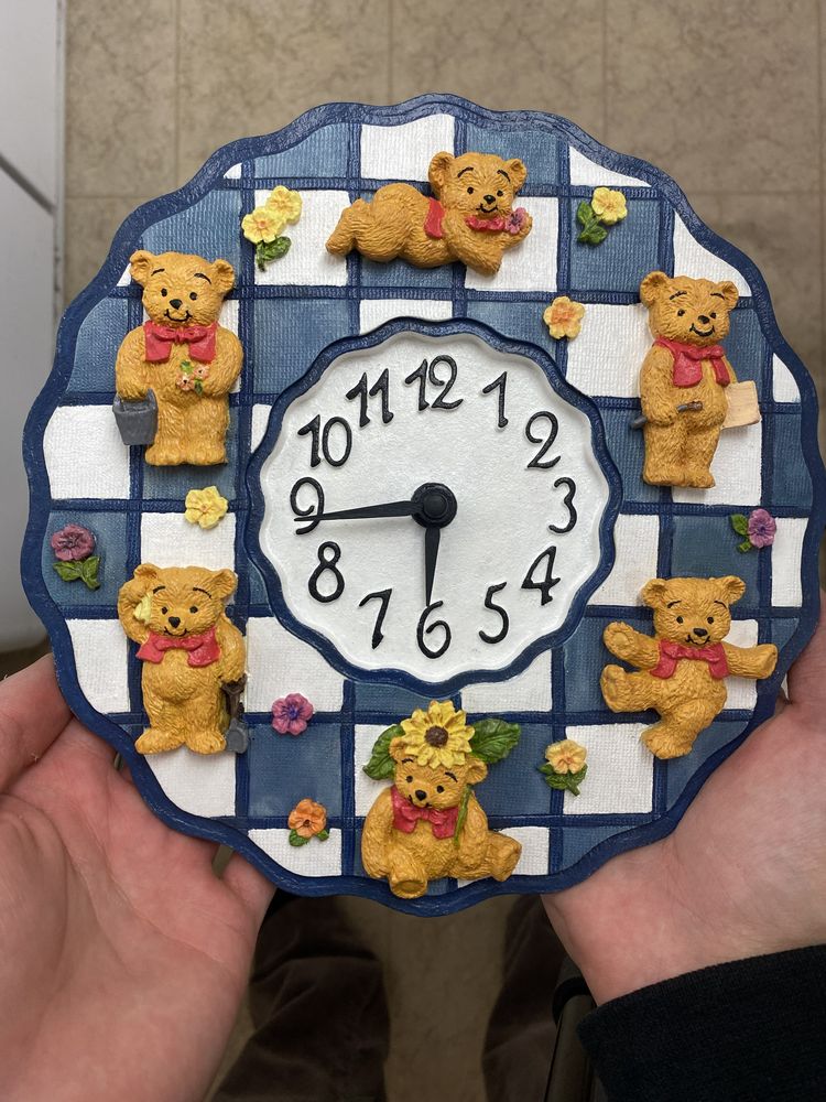 Winnie the Pooh Inspired Clock — after photo