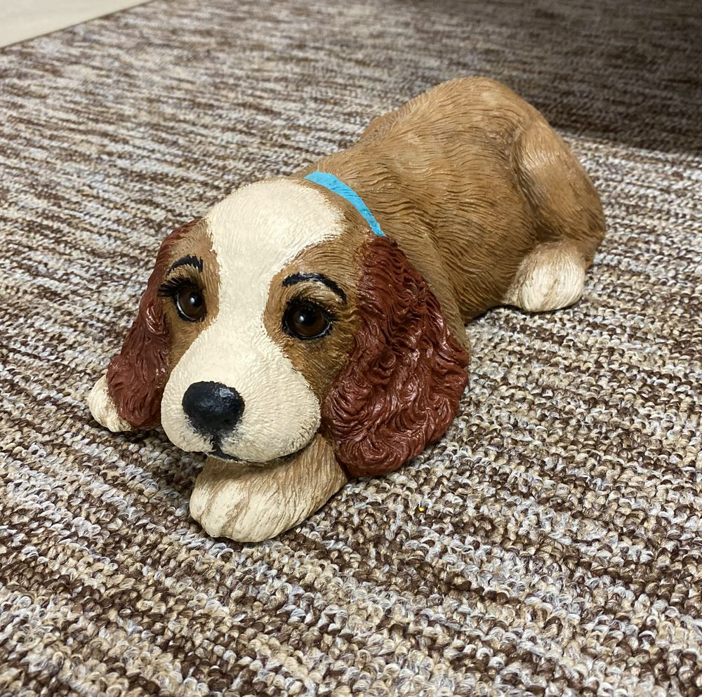 Lady and the Tramp Inspired Statue — after photo