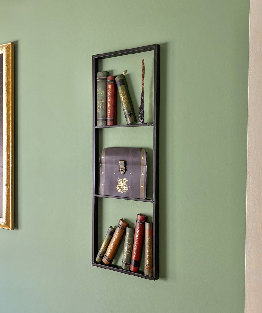 Harry Potter Inspired Metal Wall Shelf — after photo