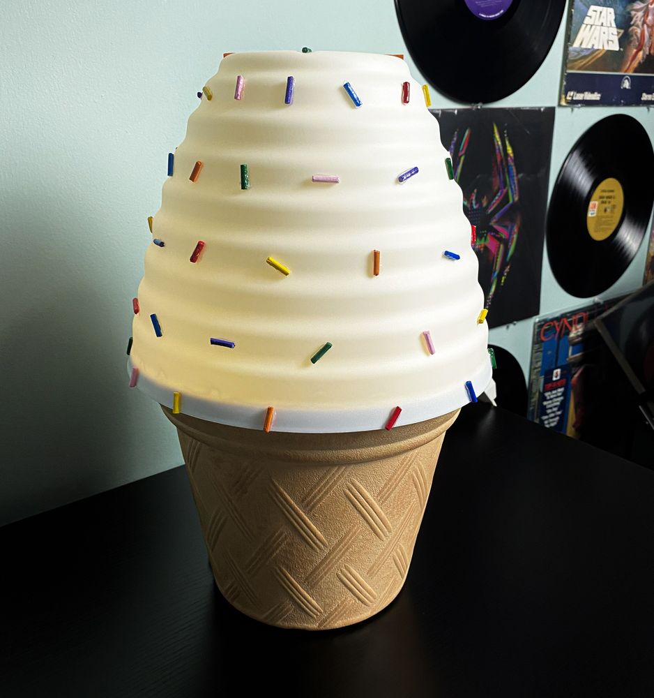 Ice Cream LED Lamp — after photo