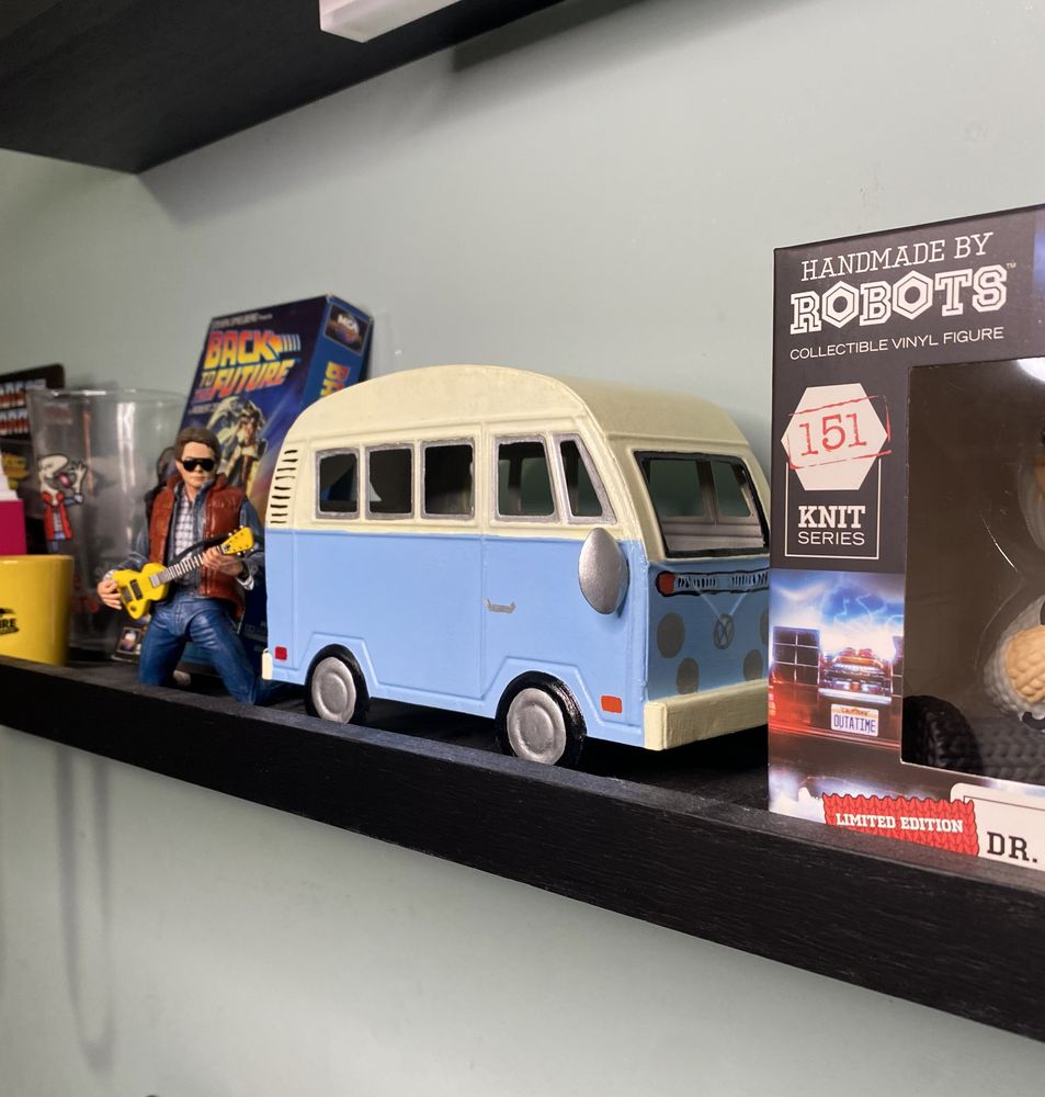 Back to the Future Inspired Volkswagen Collectible — after photo