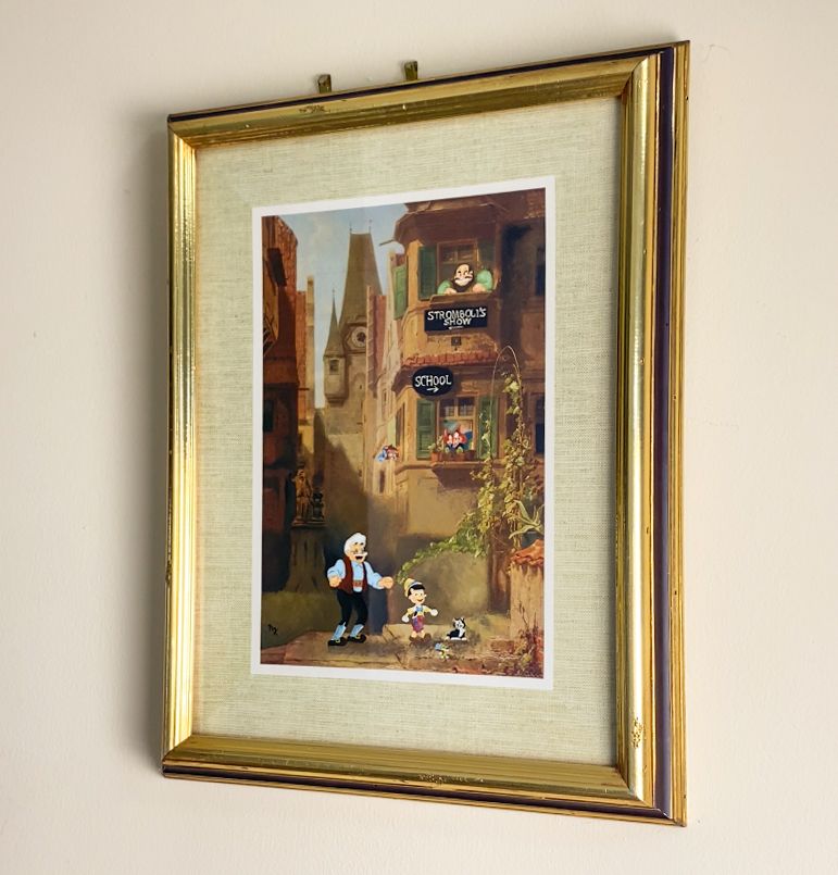 Forever Innocent Pinocchio Inspired Painting — after photo
