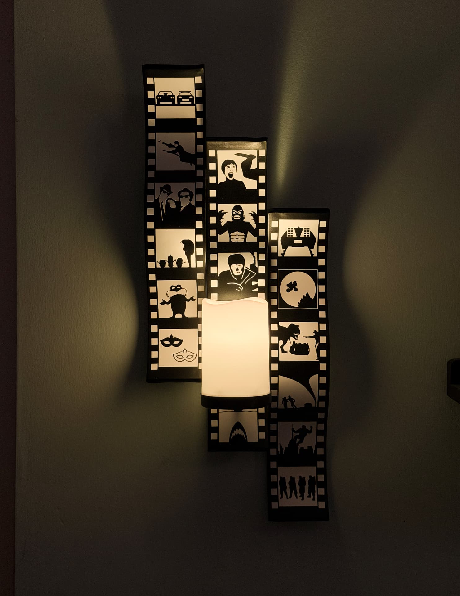 Universal Studios Inspired Candle Holders — after photo