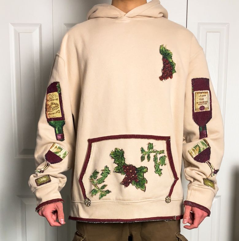 Olive Garden Inspired Y2K Hoodie — after photo